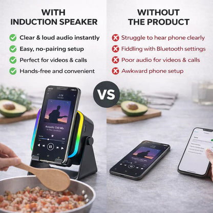 Droppzi™ 3 In 1 Phone Induction Speaker
