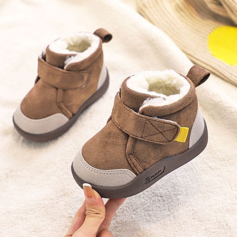 Droppzi™ Infant Winter Boots – Plush and Soft Sole Baby Snow Shoes