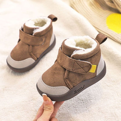 Droppzi™ Infant Winter Boots – Plush and Soft Sole Baby Snow Shoes