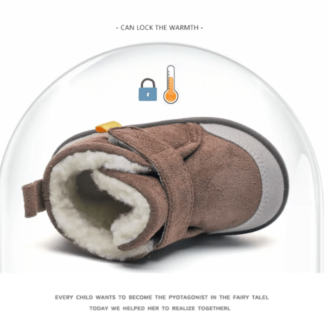 Droppzi™ Infant Winter Boots – Plush and Soft Sole Baby Snow Shoes