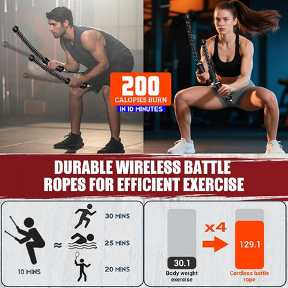 Droppzi ™ Ropeless Battle Ropes